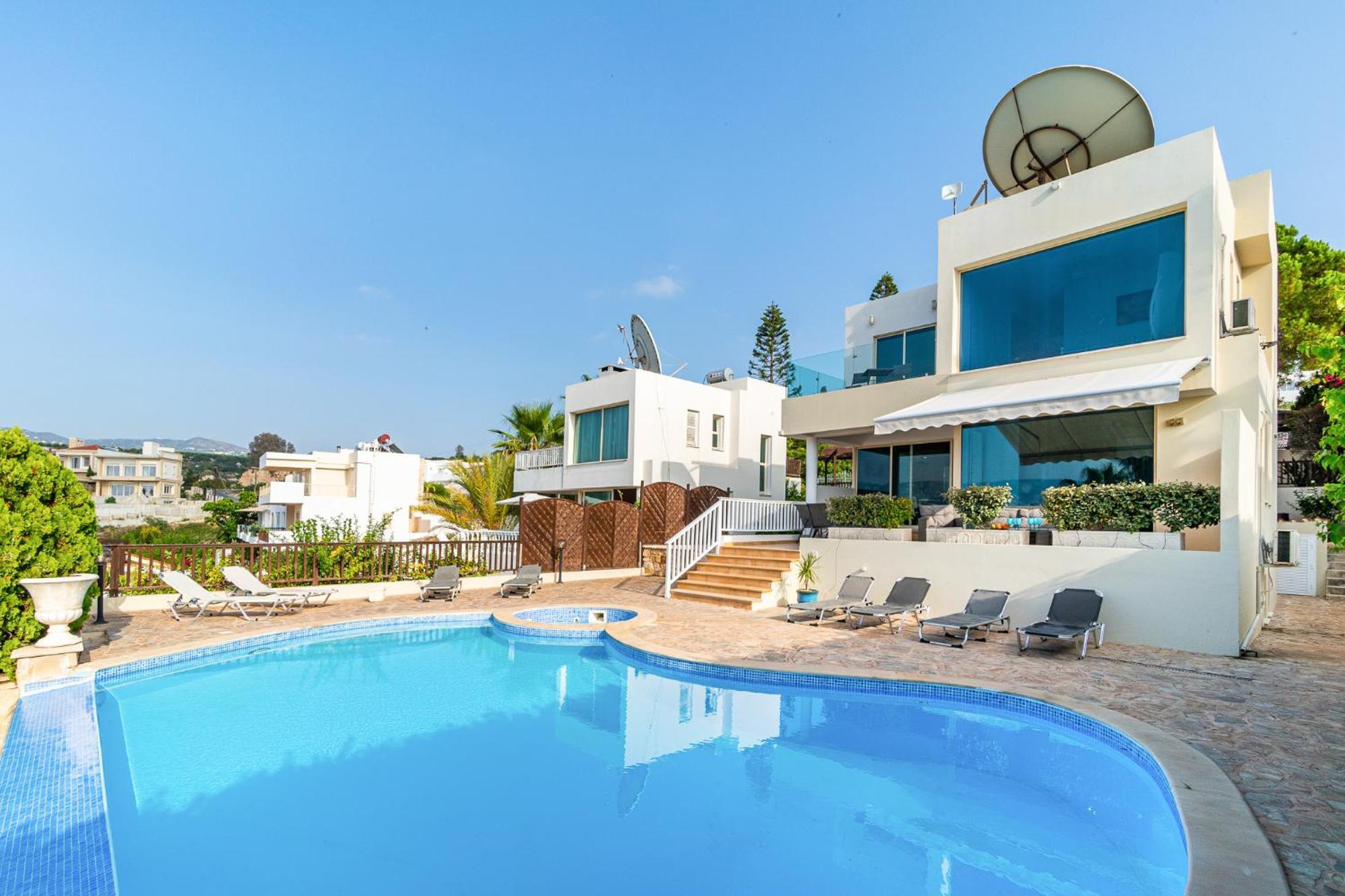Beach Front Villa Mer Blu By Ezoria Villas Coral Bay Extérieur photo